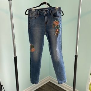 Embroidered jeans